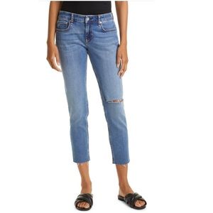 Rag & Bone Dre Raw Hem Slim boyfriend jeans